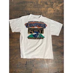 1998 Superbowl Broncos T-shirt Large